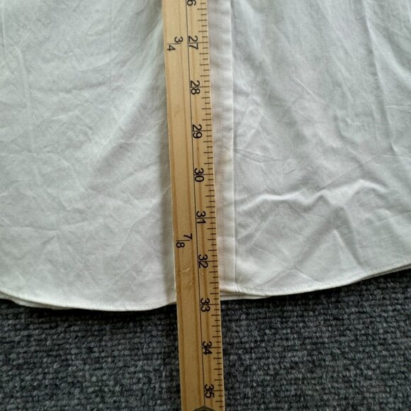 Brooks Brothers Button Up White Cotton Blend Stretch Madison 17 34/35 Adult - Picture 4 of 16